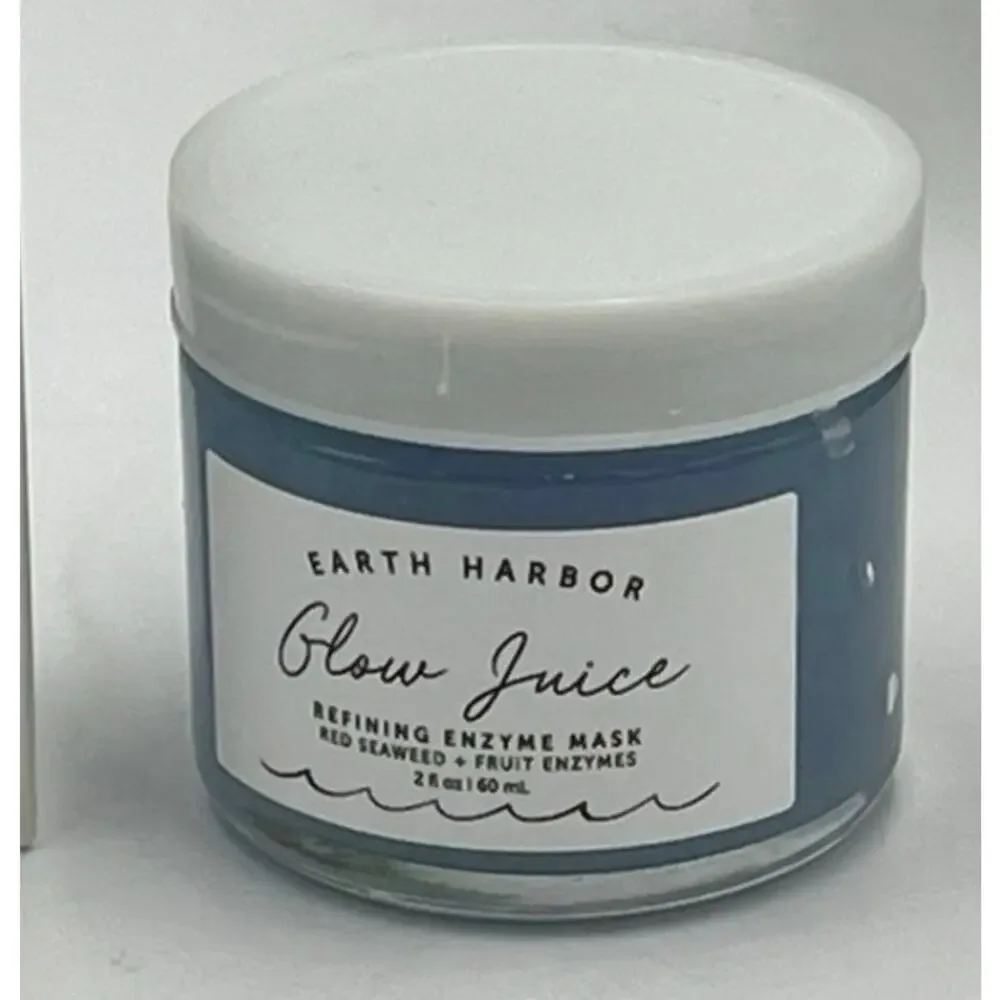 Earth Harbor MARINA Biome Brightening Ampoule w/ GLOW JUICE Refining Enzyme Mask